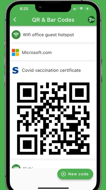 7ID: QR কোড অ্যাপ