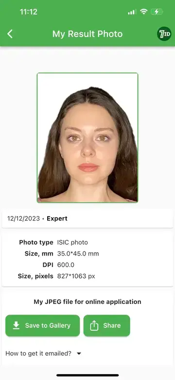 7ID: Uzorak fotografije studentske iskaznice