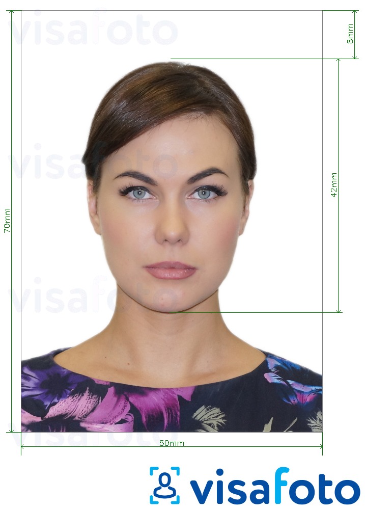 सटीक आकार विनिर्देश के साथ ब्राजील आम पासपोर्ट 5x7 सेमी के लिए तस्वीर का उदाहरण